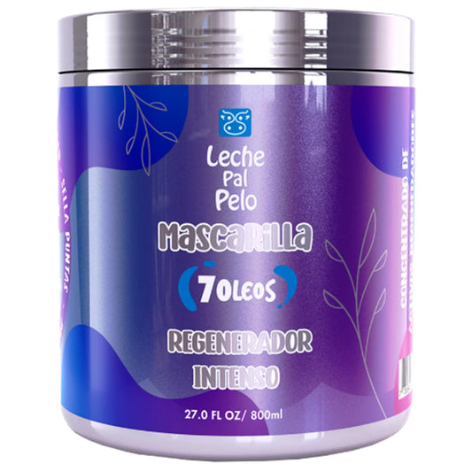 Mascarilla Regenerador Intenso 7 Oleos Leche pal pelo