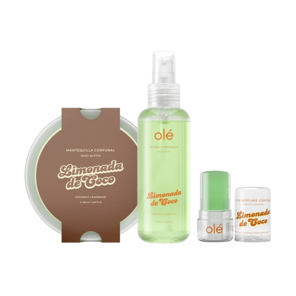 Kit Corporal Fragancia Limonada de Coco x 3 - Ole Capilar