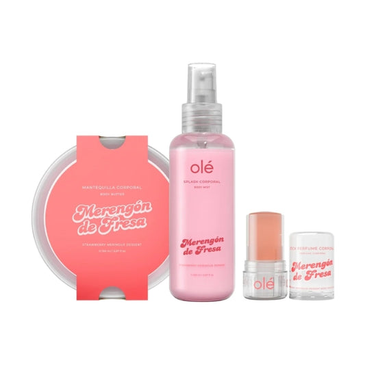 Kit Corporal Fragancia Merengon de Fresa x 3 - Ole Capilar