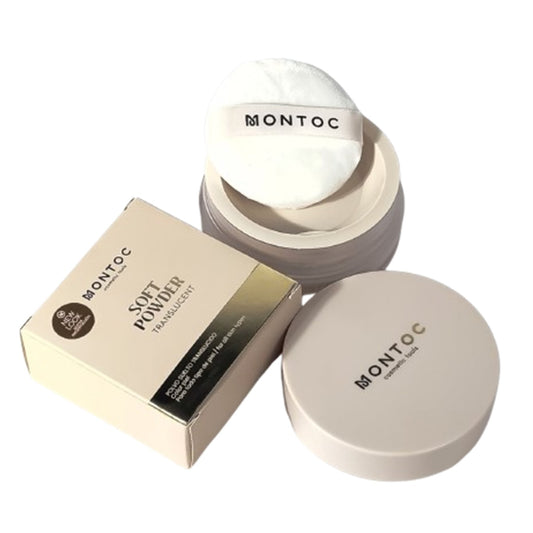 Polvo suelto traslucido Montoc 30g