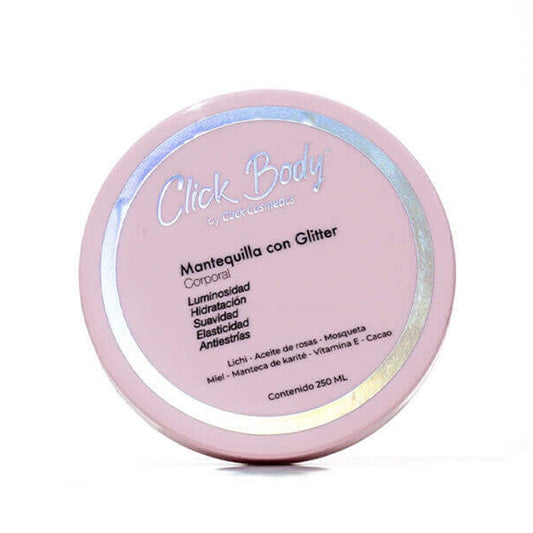 MANTEQUILLA CON GLITTER  CLICK HAIR  250 ML